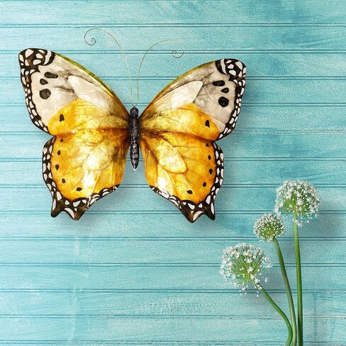 Eangee Home Design Butterfly Wall Decor Monarch 18 Inches Length x 1 Inch Width x 13 Inches Height (m2007) in Saudi Arabia
