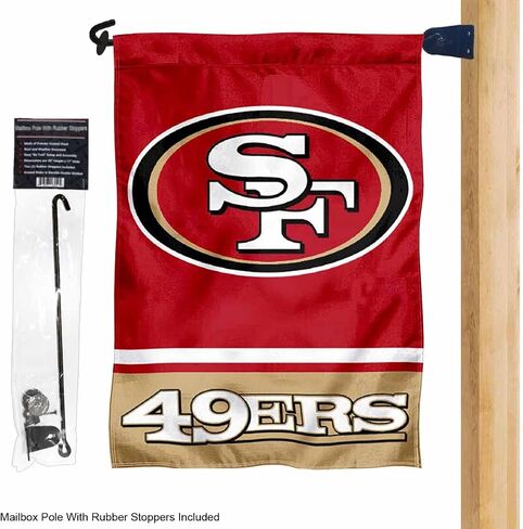 49ers Garden Flag and Mailbox Post Pole Holder Mount in Saudi Arabia