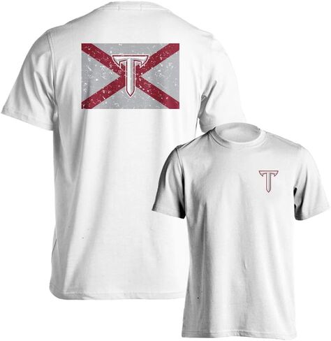 Troy Trojans Official Alabama State Flag Fan T-Shirt in Saudi Arabia