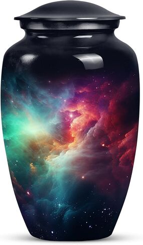 Galaxy Urn Cremation Urn for Adults - an Urn for Ashes - Human Ashes Keepsake - Funeral Urn Ashes - Burial Urns for Cremated Remains (size-3nch,1pcs) in Saudi Arabia