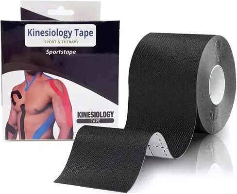 Joint Forces Waterproof Kinesiology Tape - 2 inches x 16.5 ft. per roll, Latex-Free, for Muscle Pain Relief and Joint Support (beige) in Saudi Arabia