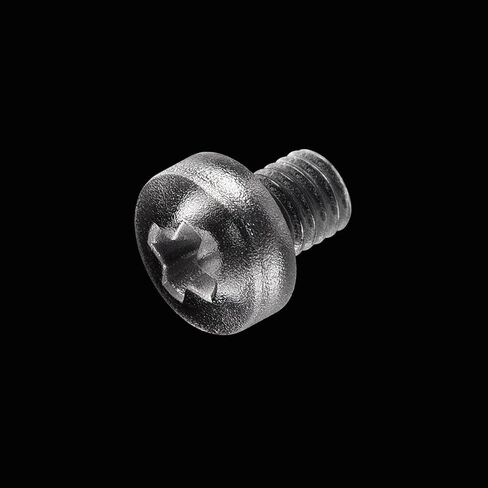 uxcell M5x12mm Plastic Phillips Bolts 50pcs PC Pan Head Machine Screws Transparent in Saudi Arabia