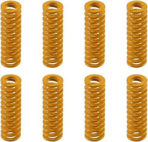 Aokin 3D Printer Bed Springs, 8mm OD 25mm Length Compression Mould Die Springs Light Load for Creality Ender 3, Ender 3 Pro, Ender 3 V2, Ender 3S, Ender 3 Max, CR-10, CR-10S 3D Printer, 6 Pcs in Saudi Arabia