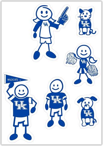 Siskiyou Sports NCAA Family Character Decals, Large in Saudi Arabia