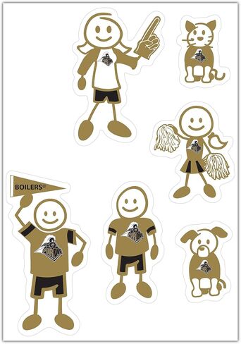 Siskiyou Sports NCAA Family Character Decals, Large in Saudi Arabia