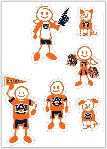 Siskiyou Sports NCAA Family Character Decals, Large in Saudi Arabia