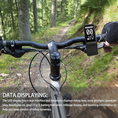 Sw102 Display Panel, Bike LCD Display Meter Intuitively Multiple Data Displaying for Modification in Saudi Arabia