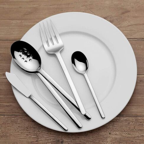 Mikasa Colette Flatware, 45 Piece Set, Silver in Saudi Arabia