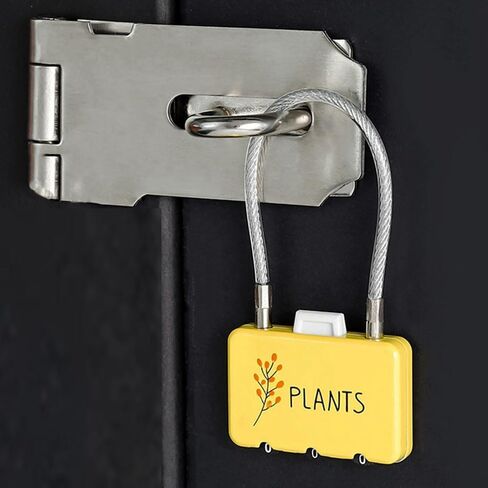 قطعتان من قفل كلمة المرور الصغير، قفل مجموعة لطيف، قفل كلمة المرور، قفل صغير أصفر مكون من 3 أرقام، قفل حبل سلكي، قفل مقاوم للماء، أمتعة صالة الألعاب الرياضية، آمنة، حقيبة ظهر (أصفر) in Kuwait