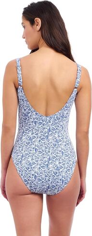 Profile by Gottex Plumeria Textured Leafy Print Versatile & Stylish Women’s Square Neck One Piece Bathing Suit Swim Essential in Kuwait