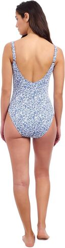 Profile by Gottex Plumeria Textured Leafy Print Versatile & Stylish Women’s Square Neck One Piece Bathing Suit Swim Essential in Kuwait
