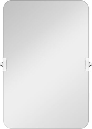 MCS Modern Pivot Frameless Mirror, 20 x 30 Inch, Black in Saudi Arabia