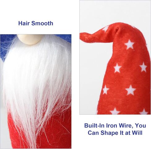 ديكورات الرابع من يوليو، 4 قطع من الديكورات الوطنية الأمريكية على شكل نجوم ومشارب جنوم من القطيفة في الرابع من يوليو هدية عيد الاستقلال وطاولة الحفلات وديكور صينية متعبة in Kuwait