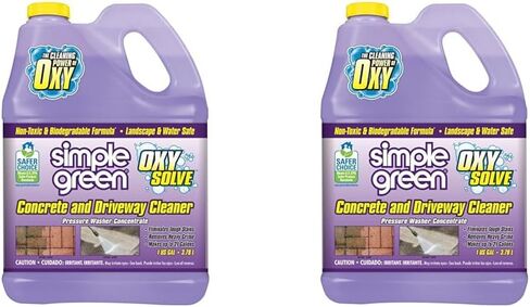 Simple Green Oxy Solve Concrete and Driveway Pressure Washer Cleaner, Purple, Unscented, 128 Fl.Oz in Saudi Arabia