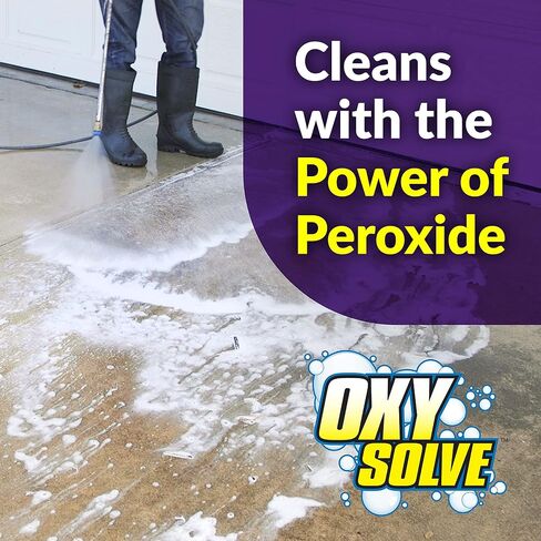 Simple Green Oxy Solve Concrete and Driveway Pressure Washer Cleaner, Purple, Unscented, 128 Fl.Oz in Saudi Arabia