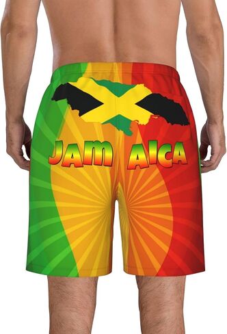 Mens Swim Trunks Swimwear Quick Dry Swimsuits Beach Shorts with Pockets in Saudi Arabia