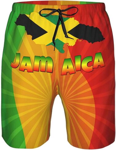 Mens Swim Trunks Swimwear Quick Dry Swimsuits Beach Shorts with Pockets in Saudi Arabia