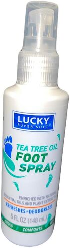 Foot Super Soft Tea Tree Oil Foot Spray, 5oz Bottle Vegan formula Gluten Free, Enriched with natural Essential Oils, Australian Tea Tree Oil Combined with Wild Mint Rich Scent CG in Saudi Arabia
