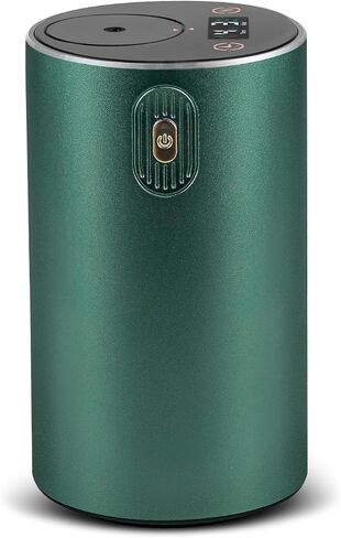 Waterless Essential Oil Diffuser Rechargable: Portable Aromatherapy Diffuser for Car and Home - 4 Concentration Adjustments and Timers (Black) in Saudi Arabia
