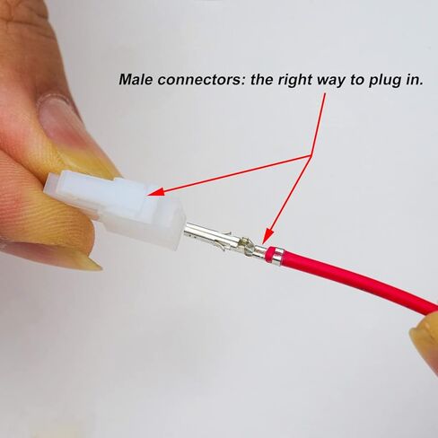 MX 5557 4.2MM 2x1 Pin Male Female Connector Socket Kit Total 6 Sets with 32Pcs 210MM 18AWG Pre-Crimped Cables Wire 2 Pole Circuits 1 Pin Connector in Kuwait