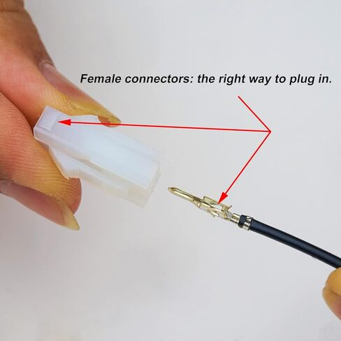 MX 5557 4.2MM 2x1 Pin Male Female Connector Socket Kit Total 6 Sets with 32Pcs 210MM 18AWG Pre-Crimped Cables Wire 2 Pole Circuits 1 Pin Connector in Kuwait