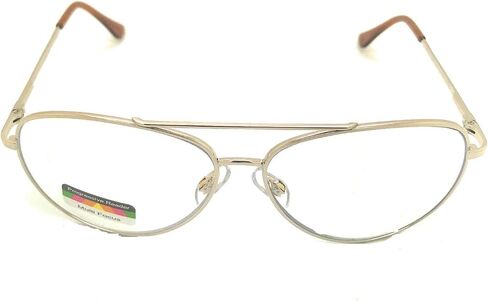 Multi 3 Power Focus progressive Aviator Reading glasses no line clear lens Pilot style in Saudi Arabia