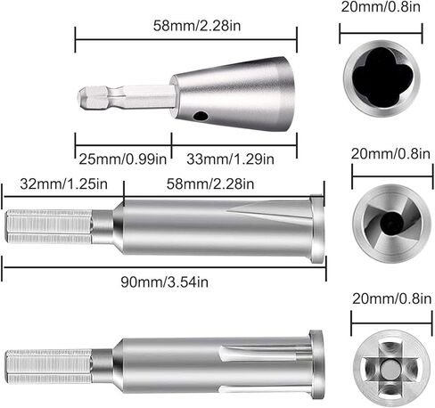 أداة لف الأسلاك 3 قطع، أداة تعرية الأسلاك 3 طرق/5 طرق وأداة لف الكابلات ذات الساق السداسية من أجل لف صواميل سلك المثقاب الكهربائي وأداة تجريد الأسلاك وموصل لف الأسلاك in Kuwait