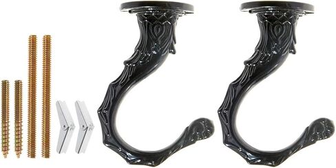 Saim Swag Hooks for Ceiling Hanging Heavy Duty with Hardware Set Decorative Ceiling Installation Cavity Wall Fixing Plants Flower Pot Hanger Silver, Pack of 2 in Saudi Arabia