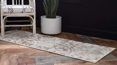 سجادة منطقة Loom Rushmore Collection الفريدة - واشنطن (2 × 7 قدم 1 بوصة، بيج داكن/بيج) in Saudi Arabia