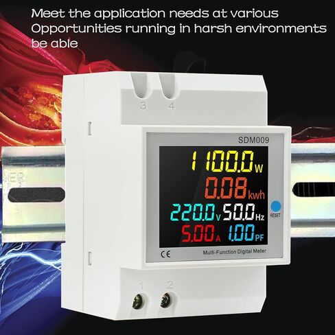 جهاز اختبار عداد الطاقة الرقمي أحادي الطور، عداد استخدام الكهرباء للسكك الحديدية، 40-300 فولت 100 أمبير، مقياس التيار الكهربائي، مقياس التيار الكهربائي، أمبير، واط، كيلوواط ساعة، عامل الطاقة، مقياس متعدد مدمج CT in Kuwait