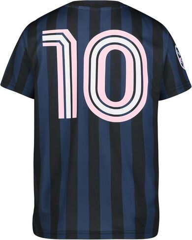 Messi Boys' Short Sleeve T-shirt, Standard Fit Tee, Breathable Mesh Fabric in Saudi Arabia