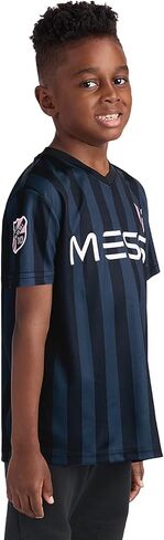 Messi Boys' Short Sleeve T-shirt, Standard Fit Tee, Breathable Mesh Fabric in Saudi Arabia
