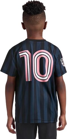 Messi Boys' Short Sleeve T-shirt, Standard Fit Tee, Breathable Mesh Fabric in Saudi Arabia