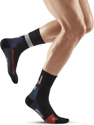 CEP The Run Limited Edition Mid Cut Compression Socks for Men - Design Performance Crew Socks in Saudi Arabia