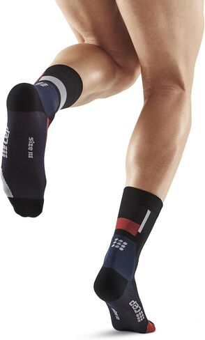 CEP The Run Limited Edition Mid Cut Compression Socks for Men - Design Performance Crew Socks in Saudi Arabia