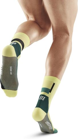 CEP The Run Limited Edition Mid Cut Compression Socks for Men - Design Performance Crew Socks in Saudi Arabia