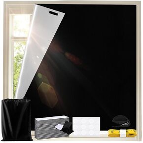 Blackout Curtains for Bedroom,Portable Travel Blackout Curtains 100% Blackout Blinds,You Can Get Window Cover 6 Piece Set,Suitable for Temporary Blackout Shades for Bedroom/Baby/Travelers(118" x 57")