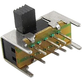 uxcell 10 Pcs x Panel PCB 8 Pin 3 Position 2P3T DP3T Slide Switch Side Knob