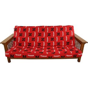 أغطية الكلية Nebraska Cornhuskers Futon Lounge Cover، كامل، ألوان الفريق in Kuwait