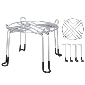 Stainless Steel Detachable Stand 9'' Diameter 6'' Tall Fit for Most Medium Gravity Water Filter System Countertop Stand Compatible with Berkey Water Filter Systems