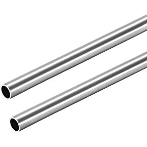 uxcell 304 Stainless Steel Round Tubing 5mm OD 0.4mm Wall Thickness 250mm Length Seamless Straight Pipe Tube 2 Pcs