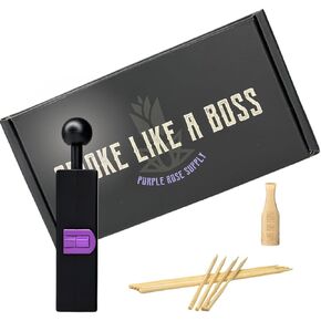 Purple Rose Supply Packer - 1-2g Mini - Solo Size with Skewers, Wooden Tip, Funnel - Lasts Up to 30 Minutes Rolling Kit - Compact and Lightweight - Travel Friendly - Great Gift