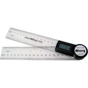 Wixey 8"/ 200mm Digital Angle Protractor with Clear Plastic Rule - WR41