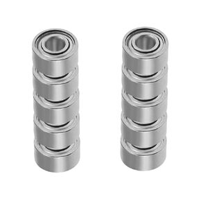 MR52 ZZ Bearings 2x5x2.5 mm Ball Bearing, Miniature MR52ZZ Bearing ID 2mm, OD 5mm, Thickness 2.5mm Deep Groove Ball Bearing for Fidget Spinner, Micro Motor Bearing 10pcs
