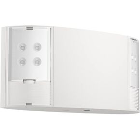 Spectsun 1 Pack LED Emergency Lighting with Battery Backup - Two Square Heads White Commercial Emergency Lights -UL Listed-AC 120/277V-Hardwired Emergency Exit Light Fixtures for Business/Home