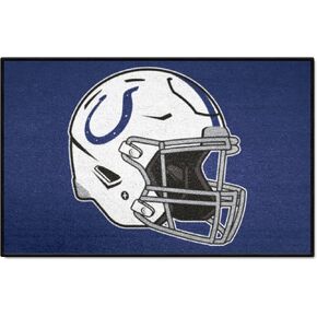FANMATS 5750 Indianapolis Colts Starter Mat Accent Rug - 19in. x 30in. | Sports Fan Home Decor Rug and Tailgating Mat - Colts Helmet Logo, Navy