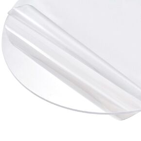 DMiotech 11" Diameter 3mm Thick Acrylic Sheet Circle Round Disc PMMA Acrylic Board for Craft DIY Display Project Sign Blank Clear