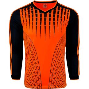 Men's Goalkeeper Soccer Jersey, Padded Goalie Shirt with Sponge Protector