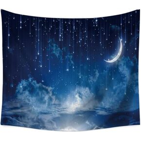 Yangshine Mystery Galaxy Tapestry Wall Hanging, Starry Sky Galaxy Wall Tapestry Universe Celestial Outer Space Wall Decor (80" x 60", Style #2)