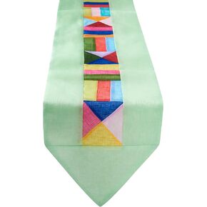 Traditional Korean Designed Table Runner 78 x 11 inch (Mint), Pink (JY001)